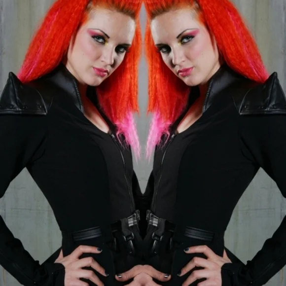 Lip Service Cyber Sniper Skylab Zip Black Jacket M - Picture 1 of 7